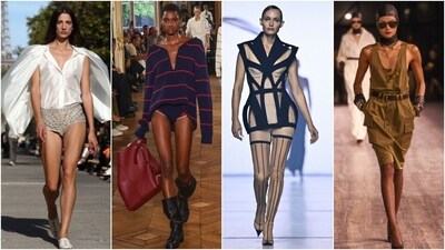 The highs and lows of Paris Fashion Week spring-summer 2024 shows. (AP, AFP, PTI, Reuters) The highs and lows of Paris Fashion Week spring-summer 2024 shows. (AP, AFP, PTI, Reuters)