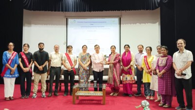 Participants during the training programme on health and wellness at Government College for Education, Sector 20. (HT Photo) Participants during the training programme on health and wellness at Government College for Education, Sector 20. (HT Photo)