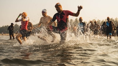 While most triathletes start training a year or two prior to participating in the race, for the organisers, Ironman 70.3 is a logistical bogey. Nearly 1,200 people, including 700 volunteers will man and assist the streets and the crowd that day. 21 tons of ice and 23,000 litres of portable water will be readied for use. Eight aid stations along the course for hydration and nutrition. A couple of bike mechanics will be on standby in case of emergencies but participants are responsible for their bikes. If something minor happens, like a flat tyre, they need to fix it themselves and keep going. That's how triathlons work. Roads will be closed and traffic chaos in the state’s heart will have to be managed. (Ironman India) While most triathletes start training a year or two prior to participating in the race, for the organisers, Ironman 70.3 is a logistical bogey. Nearly 1,200 people, including 700 volunteers will man and assist the streets and the crowd that day. 21 tons of ice and 23,000 litres of portable water will be readied for use. Eight aid stations along the course for hydration and nutrition. A couple of bike mechanics will be on standby in case of emergencies but participants are responsible for their bikes. If something minor happens, like a flat tyre, they need to fix it themselves and keep going. That's how triathlons work. Roads will be closed and traffic chaos in the state’s heart will have to be managed. (Ironman India)