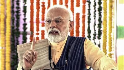 Prime Minister Narendra Modi addressed the BJP’s ‘Parivartan Mahasankalp’ rally at Jagdalpur in poll bound Chhattigarh’s Bastar on Tuesday. (ANI) Prime Minister Narendra Modi addressed the BJP’s ‘Parivartan Mahasankalp’ rally at Jagdalpur in poll bound Chhattigarh’s Bastar on Tuesday. (ANI)