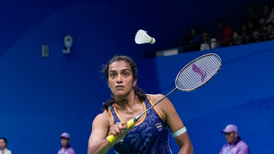 India's PV Sindhu plays against Wen-Chi Hsu of Chinese Taipei (PTI) India's PV Sindhu plays against Wen-Chi Hsu of Chinese Taipei (PTI)