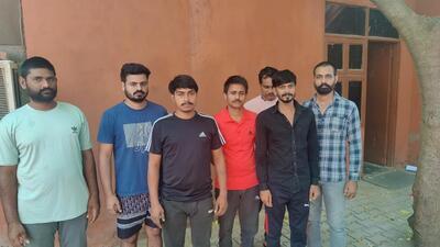 The suspects were arrested from Sector 31. (HT Photo) The suspects were arrested from Sector 31. (HT Photo)