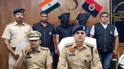 The suspects were identified as Deepak Jathedi (29) alias Kachcha of Jathedi village in Sonipat and Manoj (30) alias Guru, a singer from Hisar. (HT Photo) The suspects were identified as Deepak Jathedi (29) alias Kachcha of Jathedi village in Sonipat and Manoj (30) alias Guru, a singer from Hisar. (HT Photo)