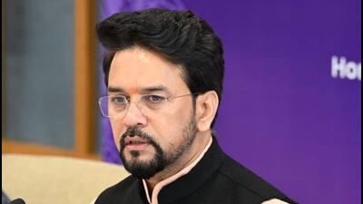 Union minister Anurag Thakur speaks during a review meeting of officials on Sept 22 (File Photo) (PTI//@ianuragthakur) Union minister Anurag Thakur speaks during a review meeting of officials on Sept 22 (File Photo) (PTI//@ianuragthakur)