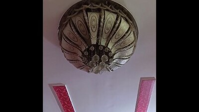 The image is taken from a video of a chandelier swaying vigorously due to earthquake. (X/@ECOHarsh) The image is taken from a video of a chandelier swaying vigorously due to earthquake. (X/@ECOHarsh)
