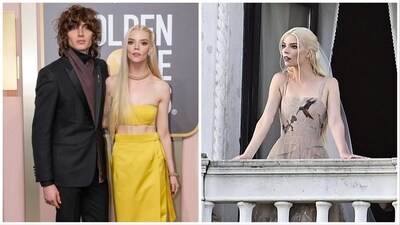 Anya Taylor-Joy chose a unique wedding dress for the ceremony. Anya Taylor-Joy chose a unique wedding dress for the ceremony.