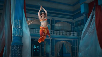 Kangana Ranaut in a still from Chandramukhi 2. Kangana Ranaut in a still from Chandramukhi 2.