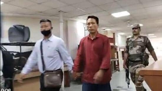 Seiminlun Gangte has been remanded in NIA custody for eight more days on a request by the agency (ANI/X)