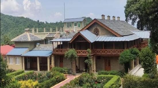 The Advaita Ashram in Uttarakhand’s Champawat district is located at a height of 6,400 feet and is surrounded by lush green forests.
