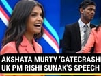 AKSHATA MURTY 'GATECRASHES' UK PM RISHI SUNAK'S SPEECH AKSHATA MURTY 'GATECRASHES' UK PM RISHI SUNAK'S SPEECH