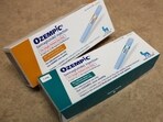 FILE PHOTO: Boxes of Ozempic, a semaglutide injection drug used for treating type 2 diabetes made by Novo Nordisk, is seen at a Rock Canyon Pharmacy in Provo, Utah, U.S. March 29, 2023. 