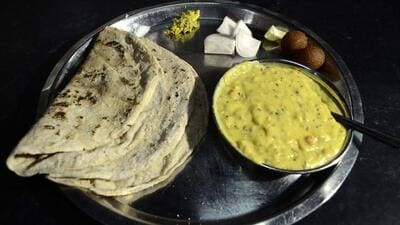 “Jhunka-bhakar” at “Sahabhojan” was considered an effective tool to break the taboos surrounding food and caste. (RAVINDRA JOSHI/HT (PIC FOR REPRESENTATION)) “Jhunka-bhakar” at “Sahabhojan” was considered an effective tool to break the taboos surrounding food and caste. (RAVINDRA JOSHI/HT (PIC FOR REPRESENTATION))