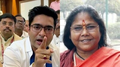 TMC general secretary Abhishek Banerjee claimed he and other members of delegation were not allowed to meet Union minister Sadhvi Niranjan Jyoti on Tuesday. TMC general secretary Abhishek Banerjee claimed he and other members of delegation were not allowed to meet Union minister Sadhvi Niranjan Jyoti on Tuesday.