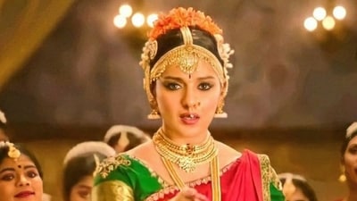 Kangana Ranaut plays the titular role in Chandramukhi 2. Kangana Ranaut plays the titular role in Chandramukhi 2.