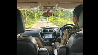 IFS officer shared the story of how his driver lost his home to an elephant. (Twitter/@ Mudit Verma)