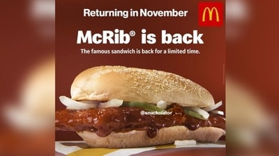 McRib's Comeback: Fans Skeptical Amid Limited Availability and Marketing Tactics (snackolator/Instagram) (Instagram) McRib's Comeback: Fans Skeptical Amid Limited Availability and Marketing Tactics (snackolator/Instagram) (Instagram)