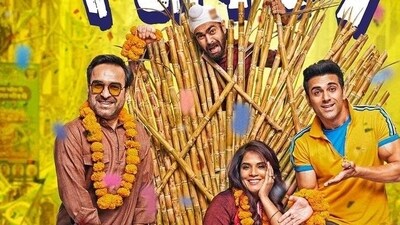 Fukrey 3 stars Pulkit Samrat, Varun Sharma, Manjot Singh, Richa Chadha and Pankaj Tripathi. Fukrey 3 stars Pulkit Samrat, Varun Sharma, Manjot Singh, Richa Chadha and Pankaj Tripathi.
