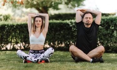 Partner Yoga, group classes can serve as therapeutic tools for individuals grappling with depression. Here's how (Photo by Karolina Grabowska on Pexels) Partner Yoga, group classes can serve as therapeutic tools for individuals grappling with depression. Here's how (Photo by Karolina Grabowska on Pexels)
