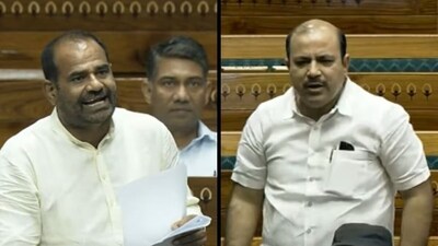 BJP MP Ramesh Bidhuri and Bahujan Samaj Party MP Danish Ali in the Lok Sabha. BJP MP Ramesh Bidhuri and Bahujan Samaj Party MP Danish Ali in the Lok Sabha.