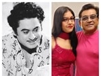 Kishore Kumar; (right) Muktika with father Amit Kumar Kishore Kumar; (right) Muktika with father Amit Kumar