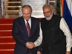 Prime Minister Narendra Modi and Russian President Vladimir Putin. (AFP File Photo)