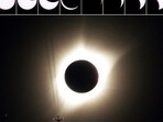 FILE PHOTO: A combination of ten pictures shows the progression of a partial solar eclipse near as a jet plane flies by the total solar eclipse in Guernsey, Wyoming U.S., August 21, 2017.  