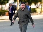 Ukraine's President Volodymyr Zelenskyy arrives at the Europe Summit in Granada, Spain on October 5, 2023. Ukraine's President Volodymyr Zelenskyy arrives at the Europe Summit in Granada, Spain on October 5, 2023.