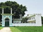 The mosque site in Dhannipur village near Ayodhya town.