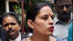 National shooter Tara Shahdeo speaks to the media regarding special CBI court sentencing Shahdeo’s former husband/ (ANI)