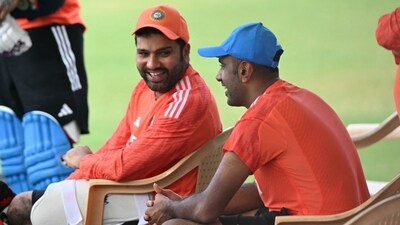 India's captain Rohit Sharma (L) and Ravichandran Ashwin attend a practice session ahead of their 2023 ICC men's cricket World Cup one-day international (ODI) match against Australia (AFP) India's captain Rohit Sharma (L) and Ravichandran Ashwin attend a practice session ahead of their 2023 ICC men's cricket World Cup one-day international (ODI) match against Australia (AFP)