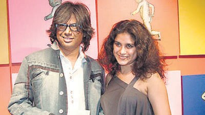 Chintan Upadhyay with wife Hema