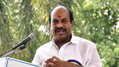 DMK MP S Jagathrakshakan was a minister of state in the UPA-2 government led by Manmohan Singh. (X/Jagathofficial) DMK MP S Jagathrakshakan was a minister of state in the UPA-2 government led by Manmohan Singh. (X/Jagathofficial)