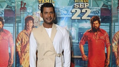 Actor Vishal alleged he had to pay a bribe of  ₹6.5 lakh to secure a certificate for his film. (AFP)