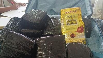 Police on Tuesday and Wednesday seized 10.4 Kgs and 11.6 Kgs of Crystal Methamphetamine respectively from two Myanmar nationals (HT Photo/Sourced) Police on Tuesday and Wednesday seized 10.4 Kgs and 11.6 Kgs of Crystal Methamphetamine respectively from two Myanmar nationals (HT Photo/Sourced)