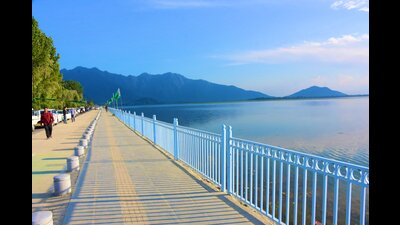 Pristine 5.1km Dal Lake front to open before winters: Officials Pristine 5.1km Dal Lake front to open before winters: Officials
