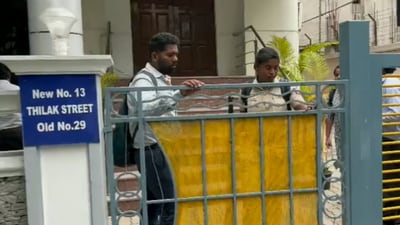 The searches are being held at over 20 premises linked to the DMK MP. (ANI)