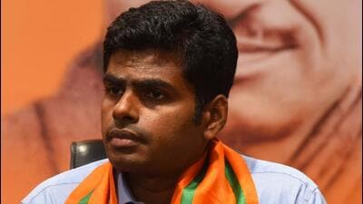 Tamil Nadu BJP president K Annamalai. (File Photo) Tamil Nadu BJP president K Annamalai. (File Photo)
