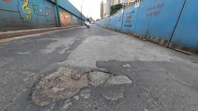 Thane, India - October,05, 2023: reporter Ranjeet Ingle is admitted in Jupiter Hospital and is in critical condition after his two-wheeler rammed into the divider when he tried to avoid an unexpected pothole on the Manpada Ghodbander road. ,in Thane, in Mumbai, India, on, Thursday, October , 05, 2023. ( Praful Gangurde / HT Photo ) Thane, India - October,05, 2023: reporter Ranjeet Ingle is admitted in Jupiter Hospital and is in critical condition after his two-wheeler rammed into the divider when he tried to avoid an unexpected pothole on the Manpada Ghodbander road. ,in Thane, in Mumbai, India, on, Thursday, October , 05, 2023. ( Praful Gangurde / HT Photo )