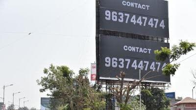The PMC slapped a fine of  ₹3.20 crore on businessman Punit Balan for putting up advertisements in the city during the dahi handi festival. (REPRESENTATIVE PHOTO)