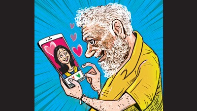 The victim told the cyber police that he had signed up on various dating apps on his mobile phone to look for a friend. (Biswajit Debnath/HT) The victim told the cyber police that he had signed up on various dating apps on his mobile phone to look for a friend. (Biswajit Debnath/HT)