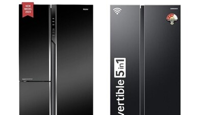 Opt for a convertible side by side refrigerator to addressing all your cooling and food storage needs. Opt for a convertible side by side refrigerator to addressing all your cooling and food storage needs.