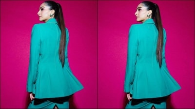 Assisted by hairstylist Alpa Khimani, Sonam styled her lush, straight locks into a long, high ponytail that complemented her chic look perfectly. (Instagram/@sonamkapoor) Assisted by hairstylist Alpa Khimani, Sonam styled her lush, straight locks into a long, high ponytail that complemented her chic look perfectly. (Instagram/@sonamkapoor)