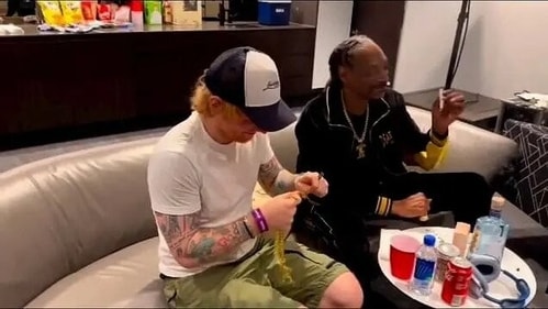 Snoop Dogg and Ed Sheeran's smoke-filled night (Instagram/Snoop Dogg) Snoop Dogg and Ed Sheeran's smoke-filled night (Instagram/Snoop Dogg)