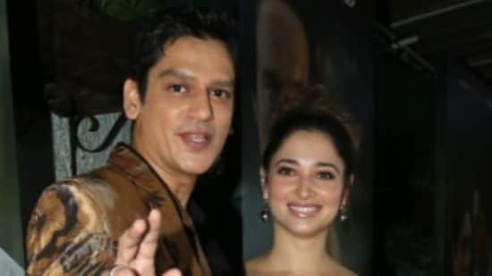 Vijay Varma and Tamannaah Bhatia spotted at Jaane Jaan screening.