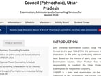 JEECUP round 2 pharmacy counselling seat allotment results 2023 declared