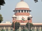 The Supreme Court building in New Delhi. The Supreme Court building in New Delhi.