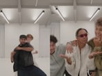 Snapshot of Quick Style dancing to Khalasi. 