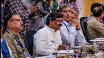 Jharkhand chief minister Hemant Soren during a review meeting on Left Wing Extremism in New Delhi on Friday. (PTI)