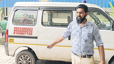 Social worker who lost cousin ferries patients in his ambulance Social worker who lost cousin ferries patients in his ambulance