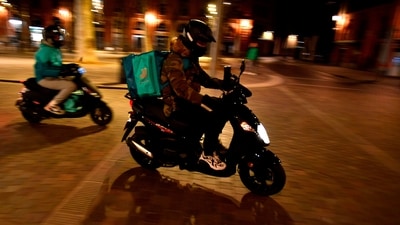 Ola begins parcel services in B'luru, to be delivered through electric scooters (Pic for representation) (AP) Ola begins parcel services in B'luru, to be delivered through electric scooters (Pic for representation) (AP)